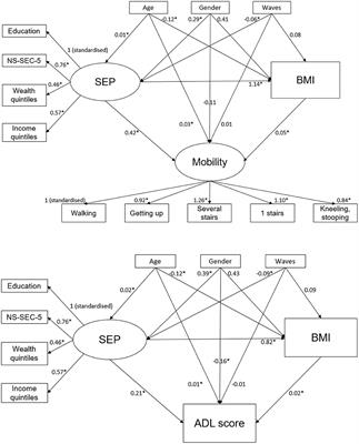 The association between lower socioeconomic position and functional limitations is partially mediated by obesity in older adults with symptomatic knee osteoarthritis: Findings from the English Longitudinal Study of Ageing